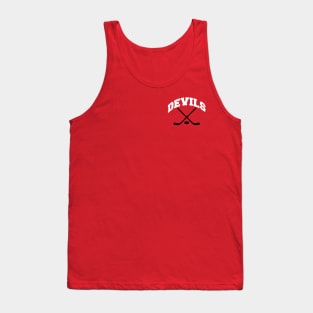 Devils Hockey Small Logo Tank Top